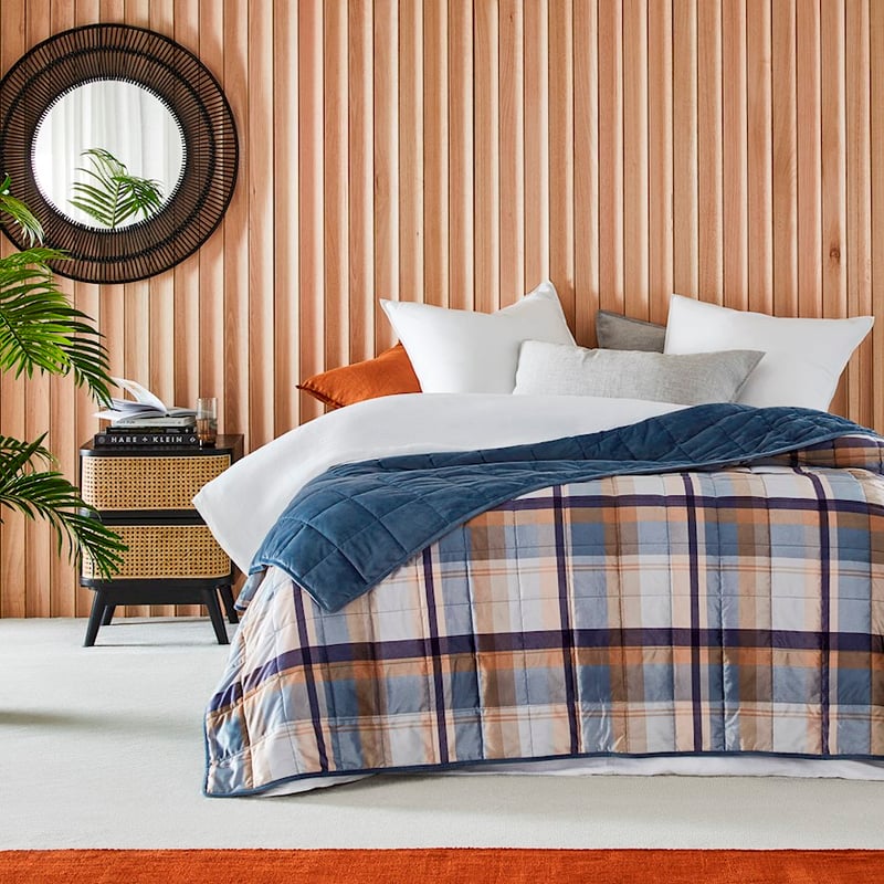 Weighted Check Blanket