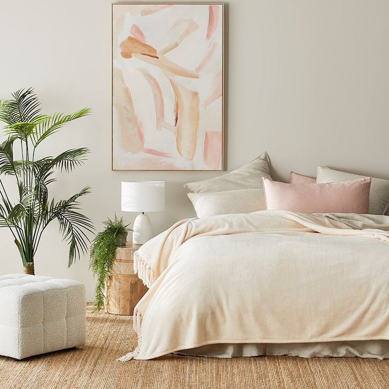 Supersoft Blanket W21 180x220cm Natural 