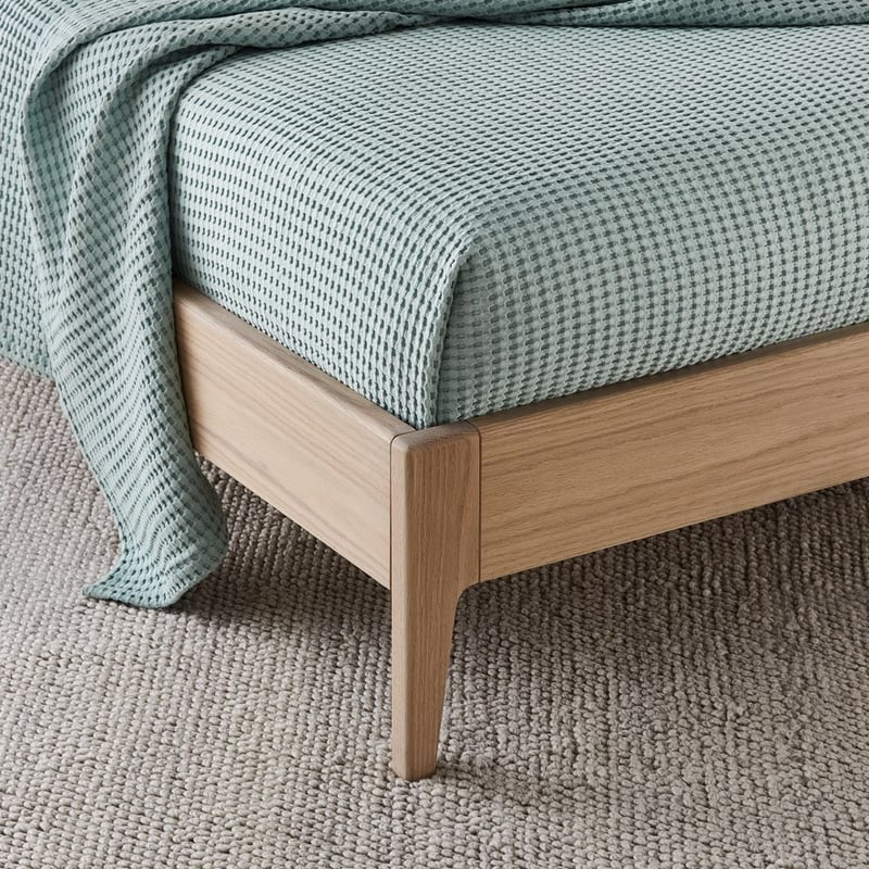 European Collection Turkish Cotton Sky Blue Waffle Blanket