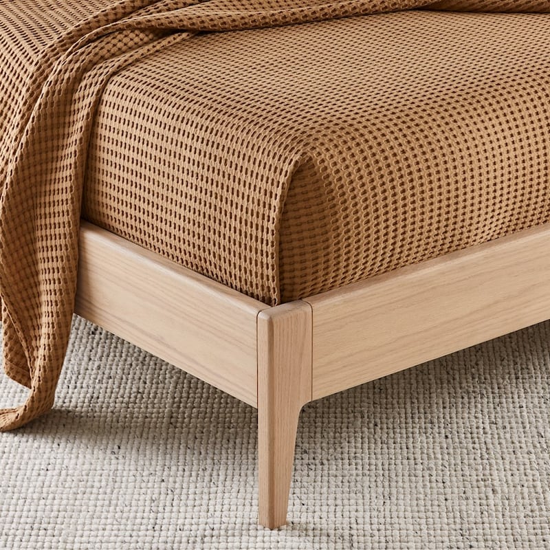 European Turkish Cotton Tobacco Waffle Blanket 
