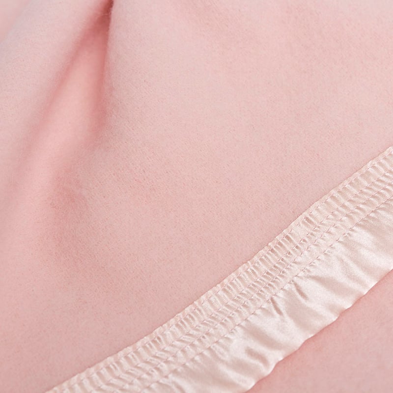 Dusty Pink Australian Wool Blanket