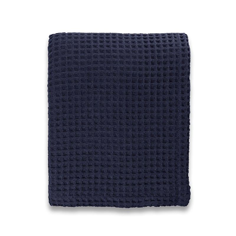 Supersoft Turkish Waffle Blanket Indigo 