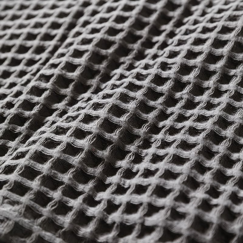 Slate Grey Supersoft Turkish Waffle Blanket
