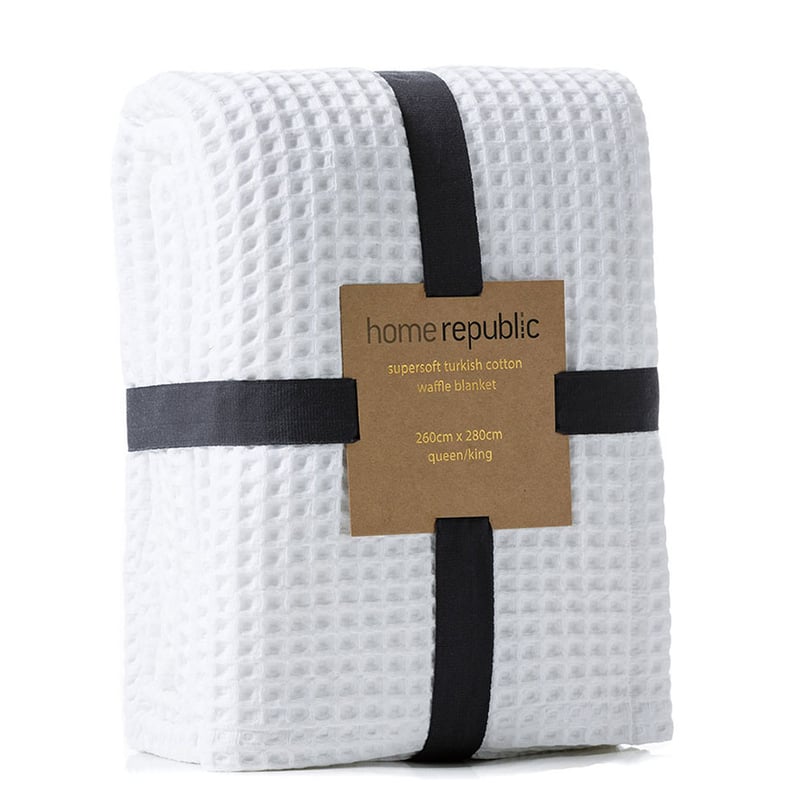 Snow Supersoft Turkish Waffle Blanket
