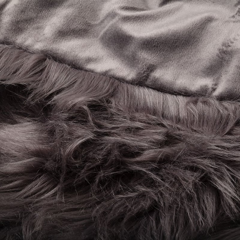 Alpine Dark Coal Blanket 