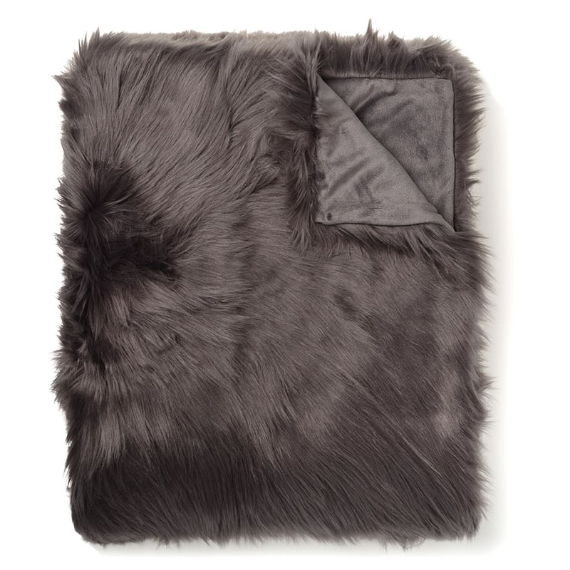 Alpine Dark Coal Blanket 