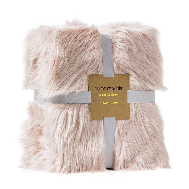 Alpine Dusty Pink Blanket