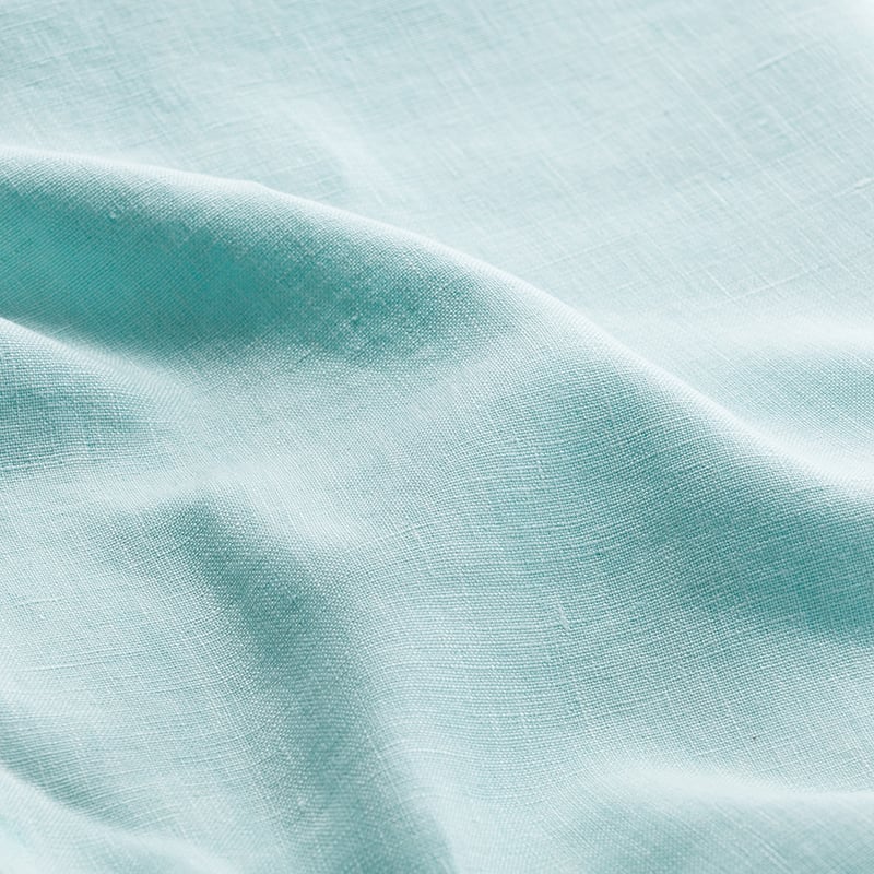 Vintage Washed Linen Blanket Fresh Mint