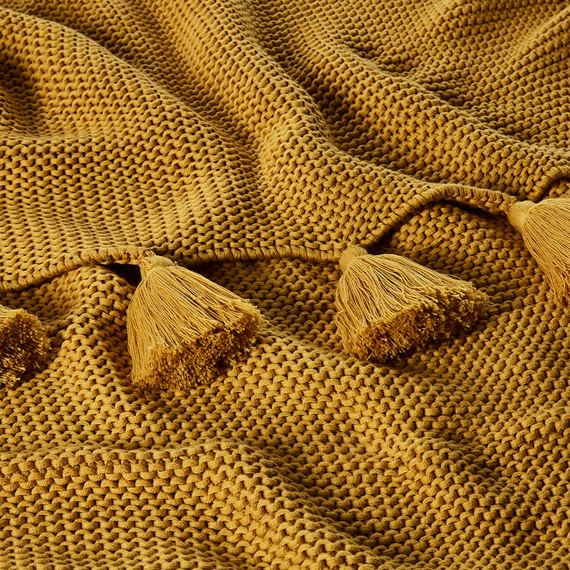 Casablanca Blanket Mustard Queen