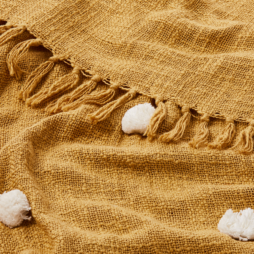 Maroka Blanket Mustard