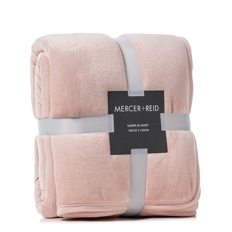 Sherpa Chalk Pink Blanket 