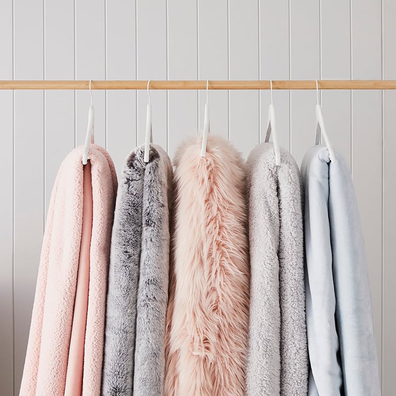 Sherpa Chalk Pink Blanket 