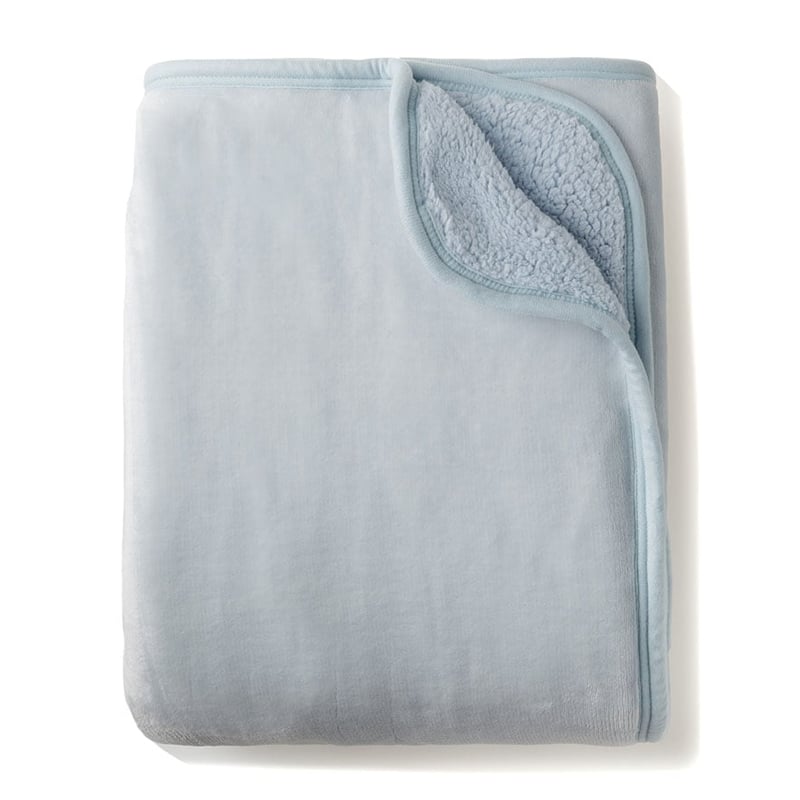 Sherpa Blanket Pale Blue