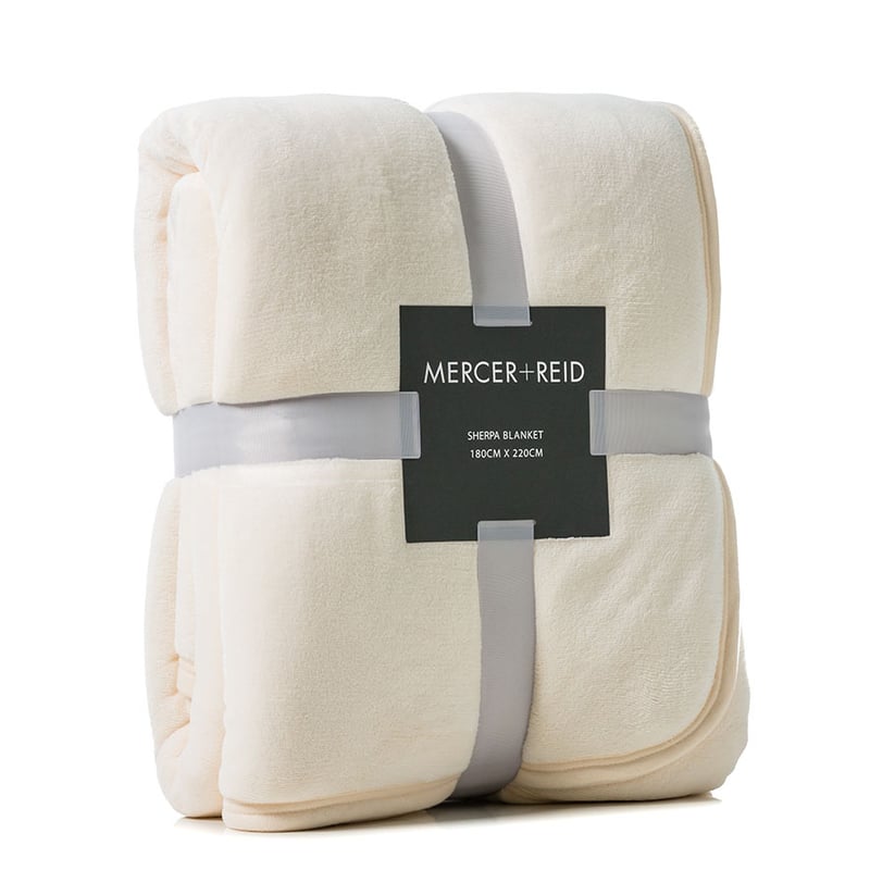 Sherpa Winter White Blanket 