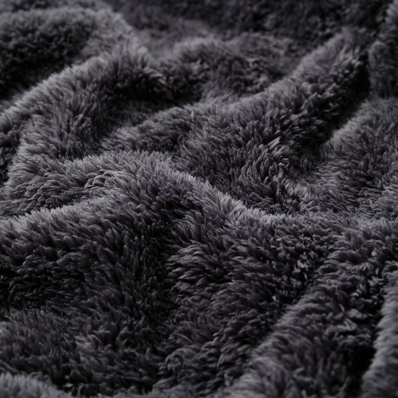 Teddy Blanket Coal 