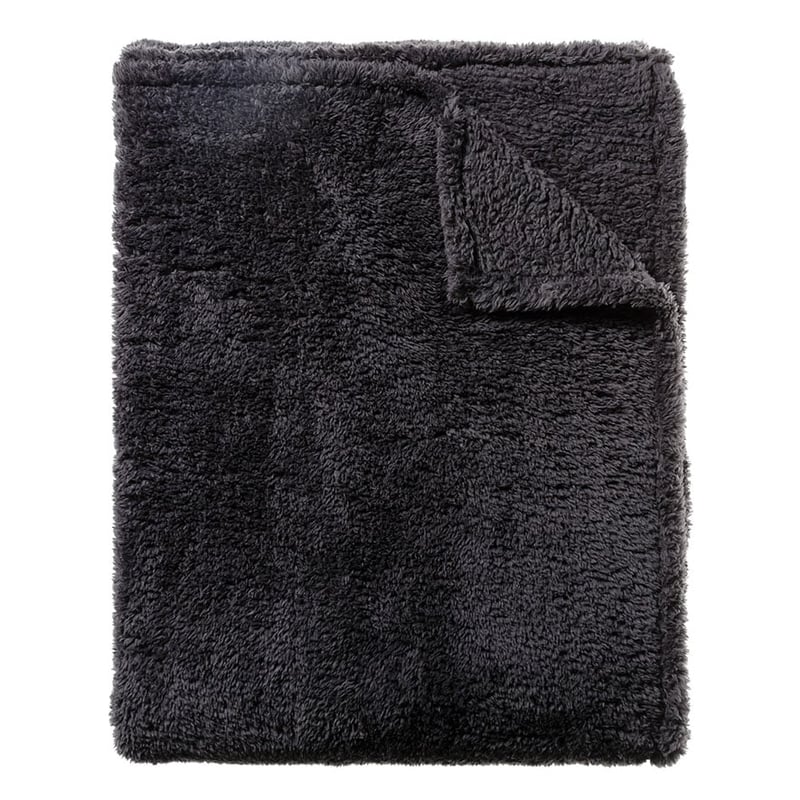 Teddy Blanket Coal 