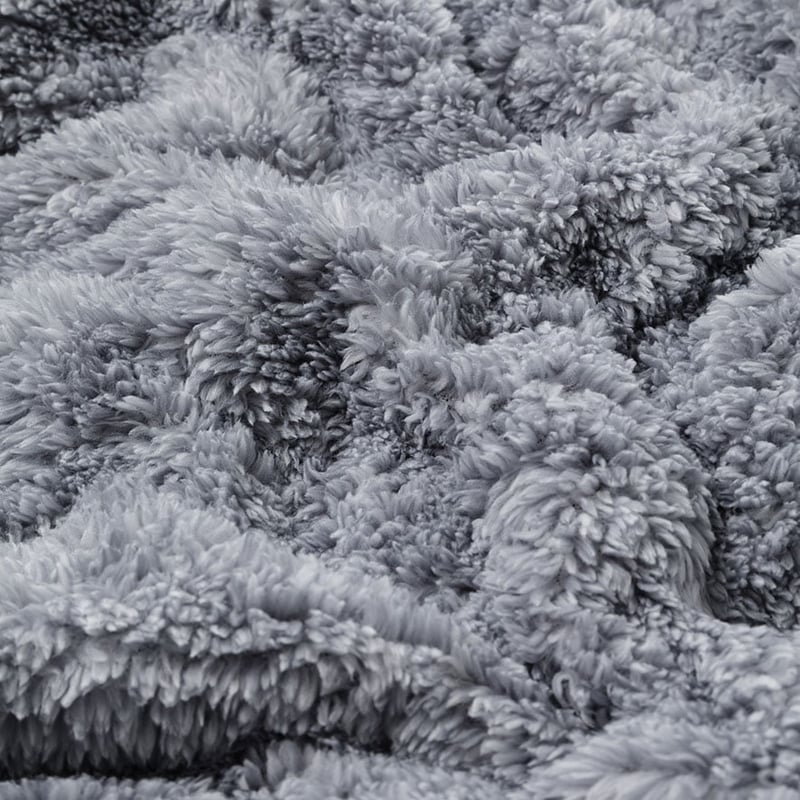 Teddy Blanket Grey Marle 