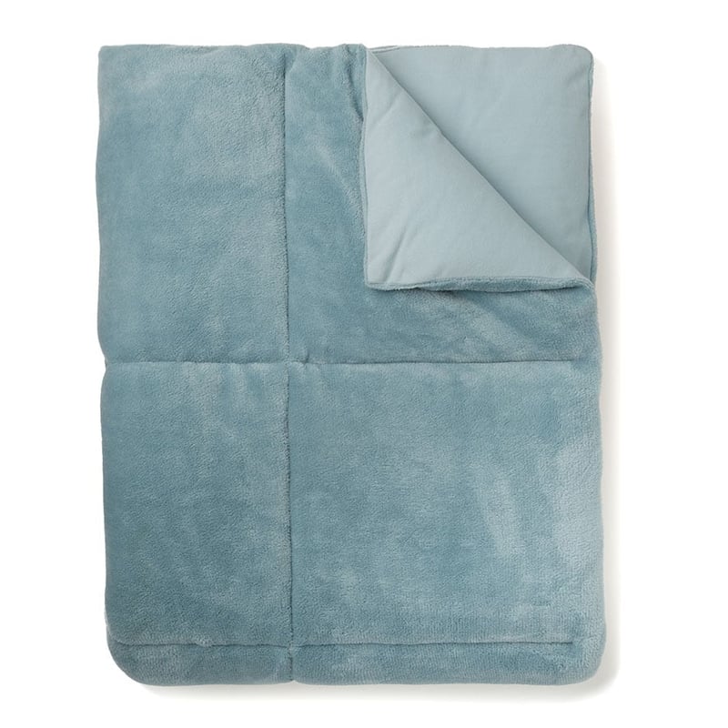 Plush Quilted Blanket Sage 