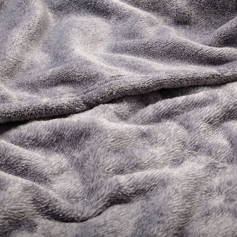 Ultrasoft Stripe Blanket Grey 