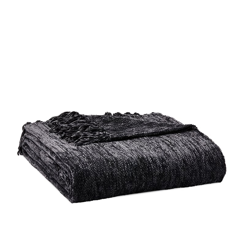 Chenille Coal Blanket