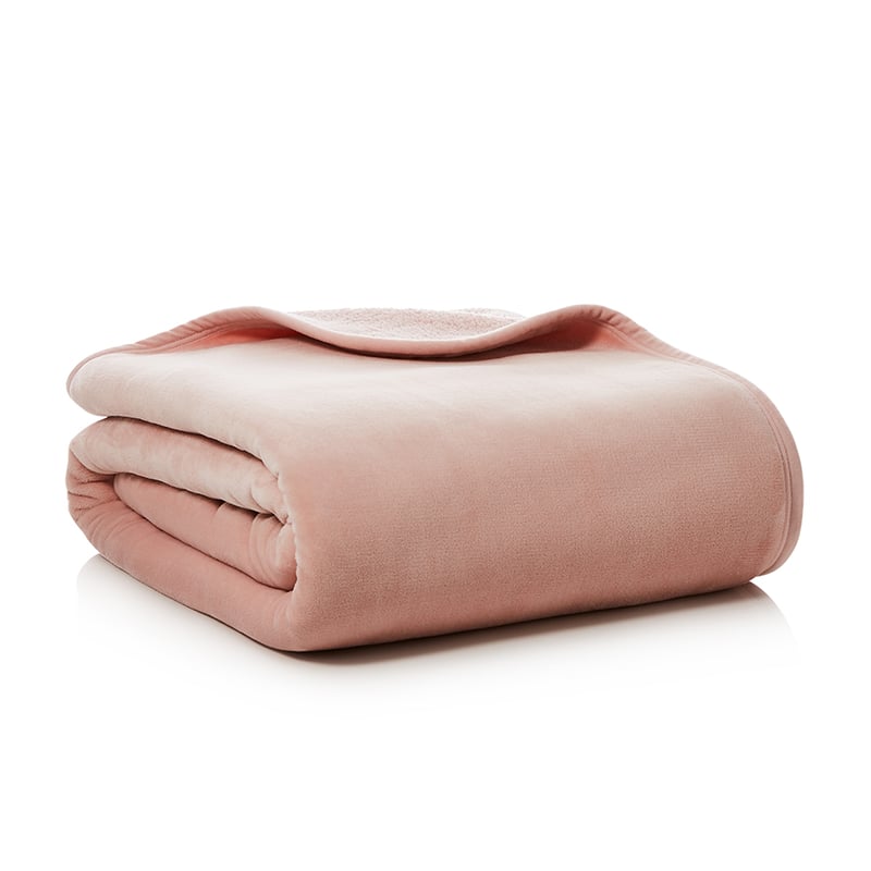 Sherpa Blanket Chalk Pink