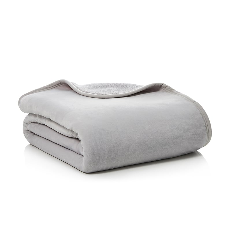 Sherpa Blanket Silver