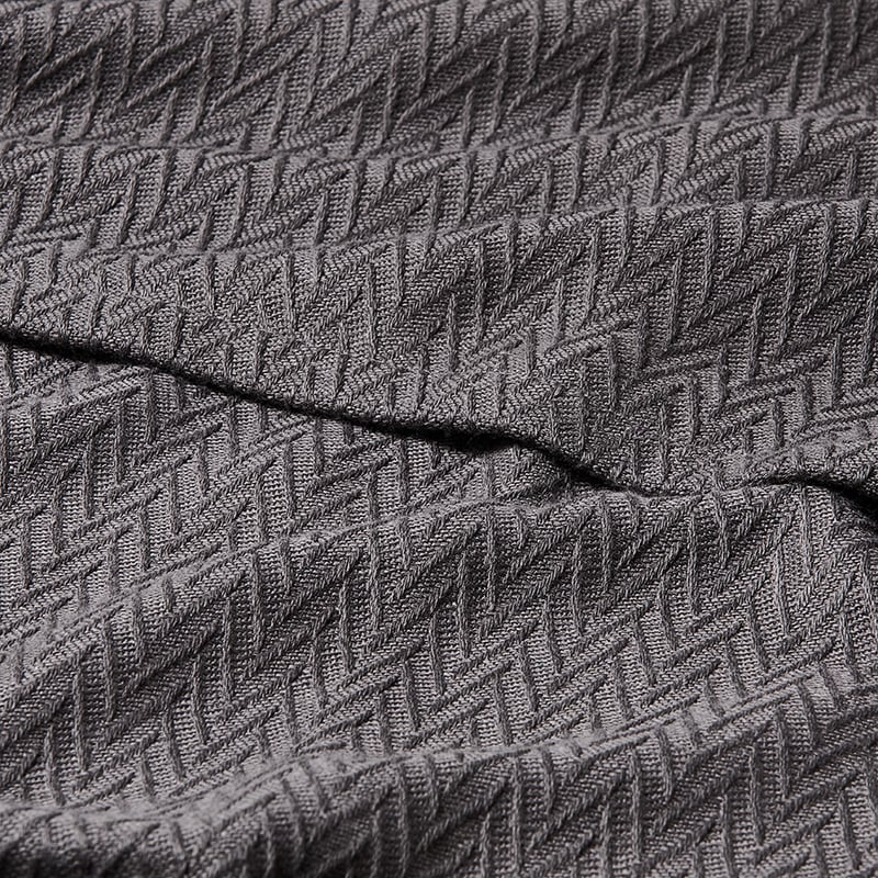 Summer Weight Coal Cotton Bamboo Blanket 