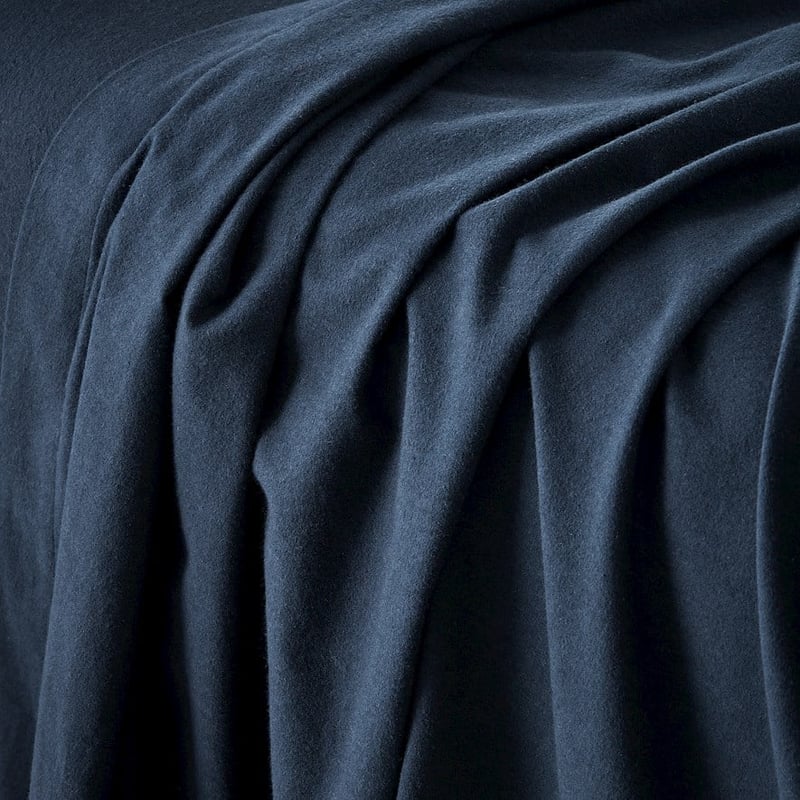 Flannelette Navy Sheet Separates