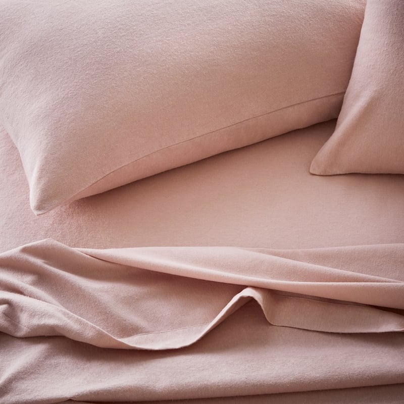 Flannelette Pink Pillowcase