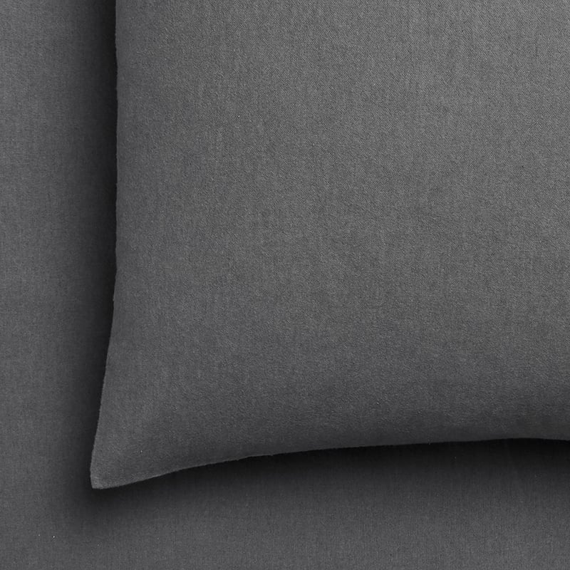Super Soft Brushed Charcoal Flannelette Sheet Separates