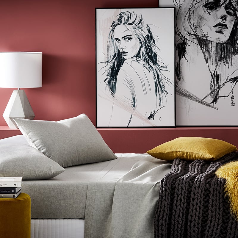 Super Soft Brushed Silver Flannelette Sheet Separates