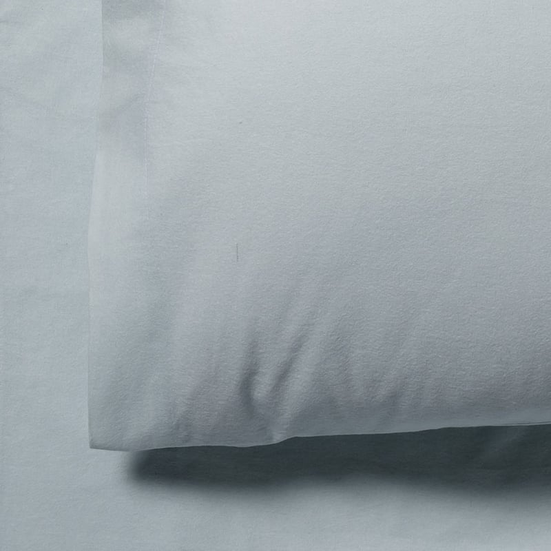 Plain Dye Flannelette Mint Sheet Set