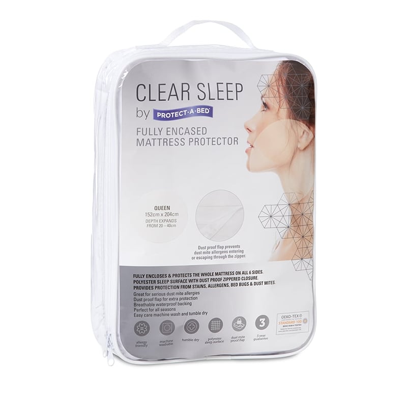 Clear Sleep Fully Encased Mattress Protector