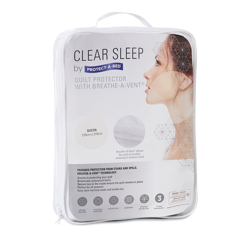 Clear Sleep Quilt Protector
