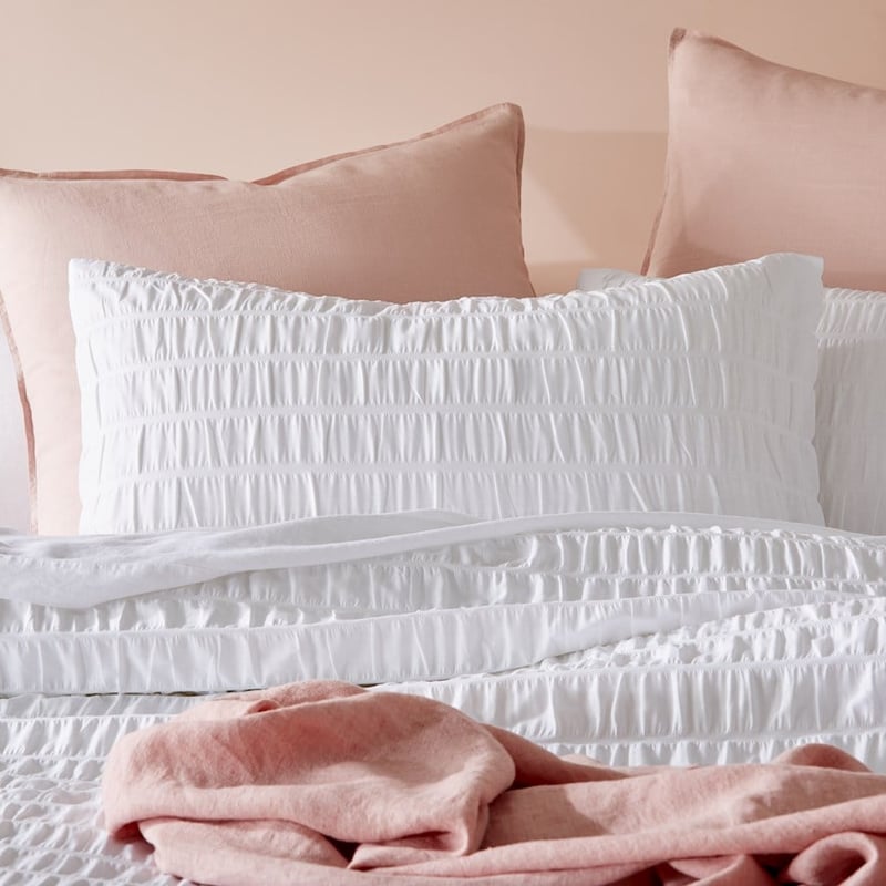 Kizzy White Quilt Cover Set