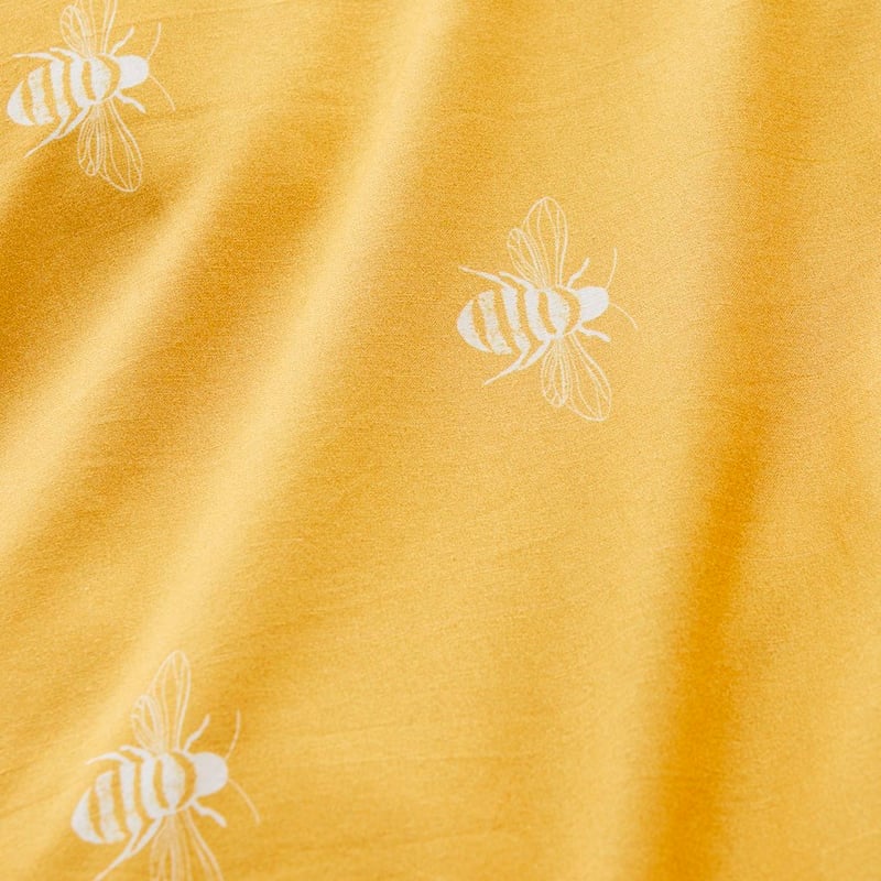 Bee Mustard Quilt Cover Set
