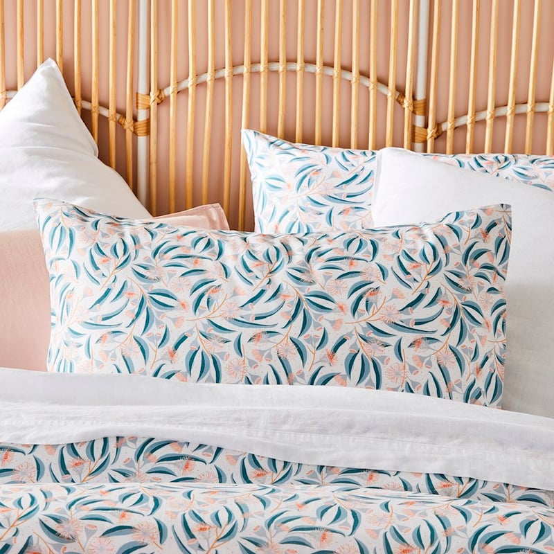 Flowering Gum Green Quilt Cover Set