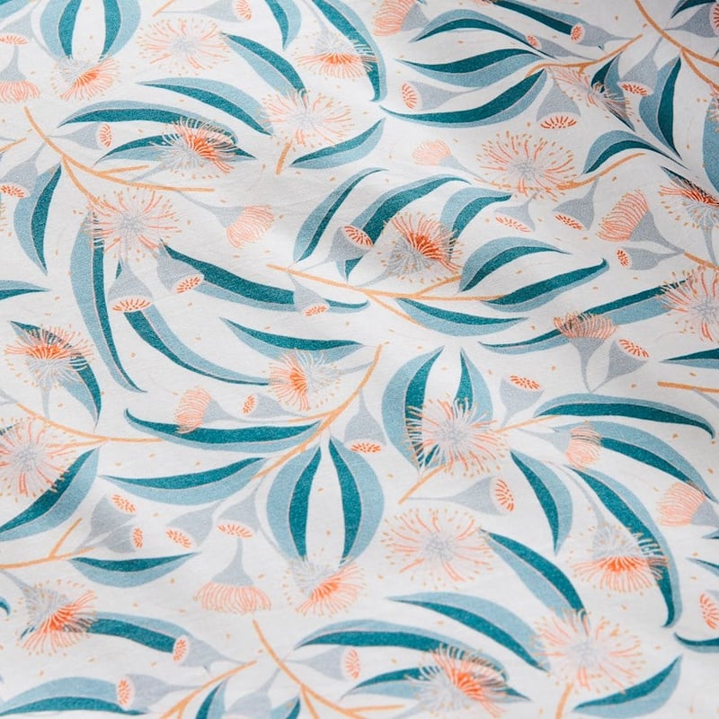 Flowering Gum Green Quilt Cover Set