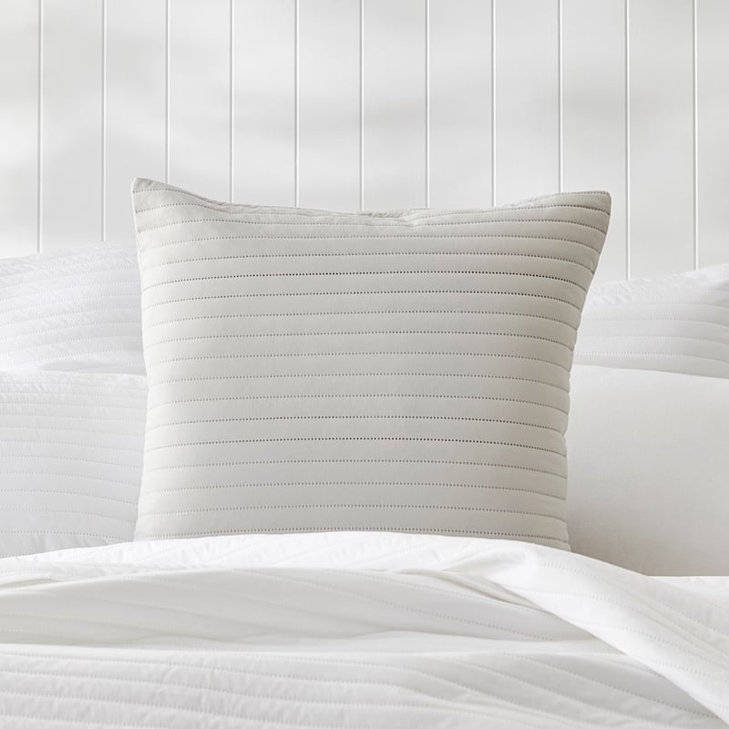 Maverick Grey Quilted Microfibre Quilt Cover Set