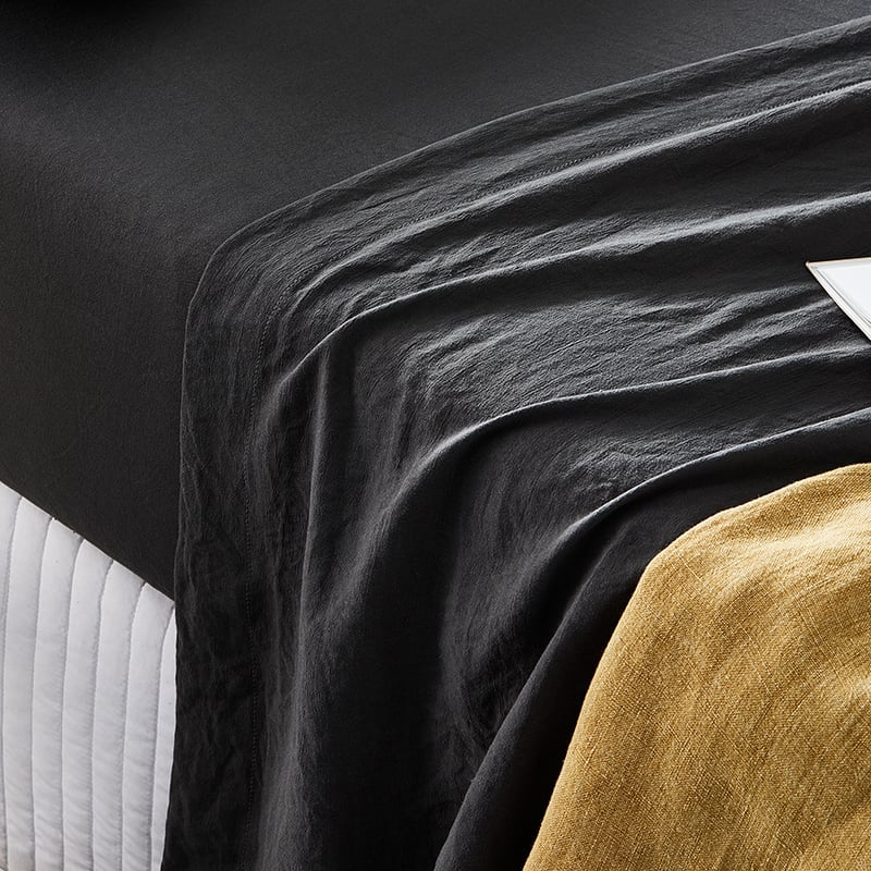 Microplush Coal Sheet Set