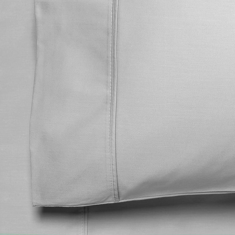 1000TC Boston Separates Super King Silver Flat Sheet