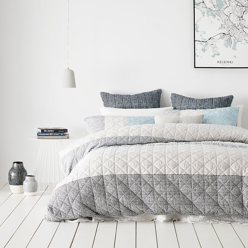 Lonsdale Grey Quilt Cover Set