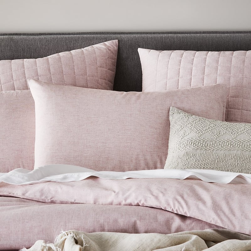 Austin Chambray Clay Cotton Quilt Cover