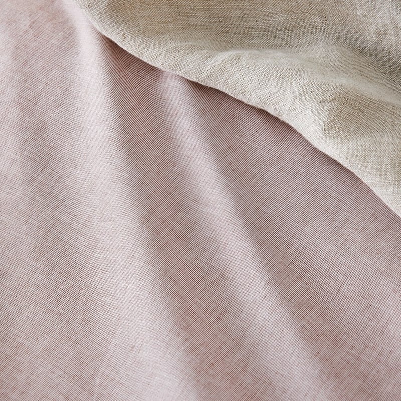 Austin Chambray Clay Cotton Quilt Cover