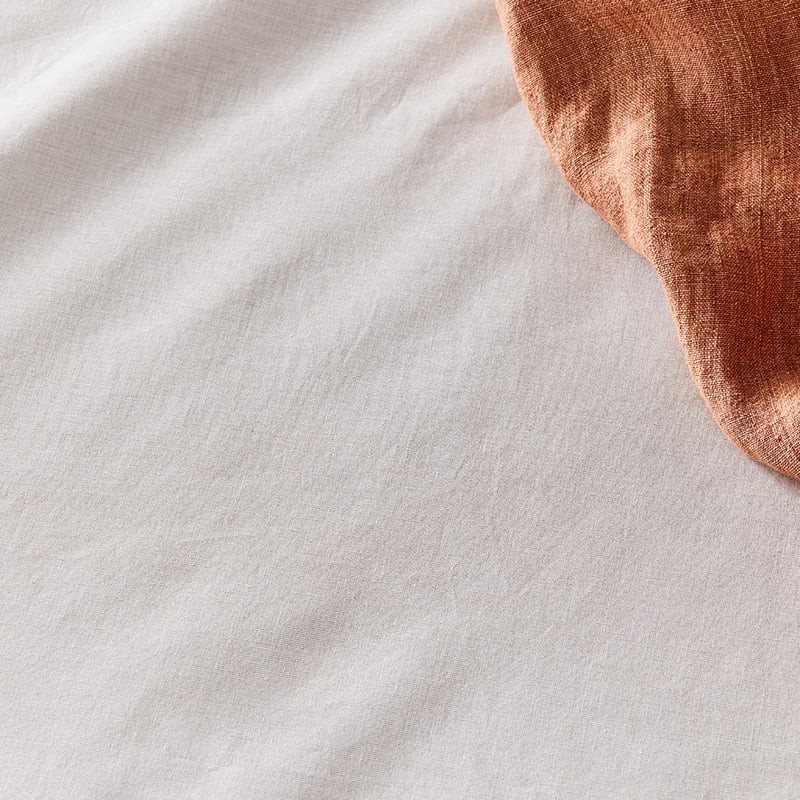 Austin Chambray Oatmeal Cotton Sheet Separates 