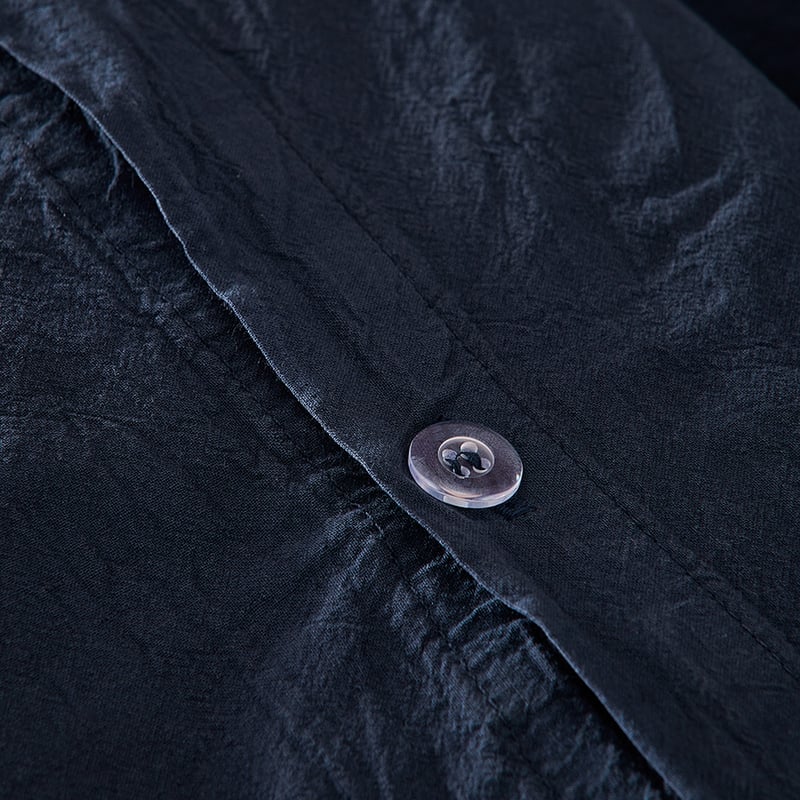 Poppy Chenille Bedlinen Super King Navy Quilt Cover Set