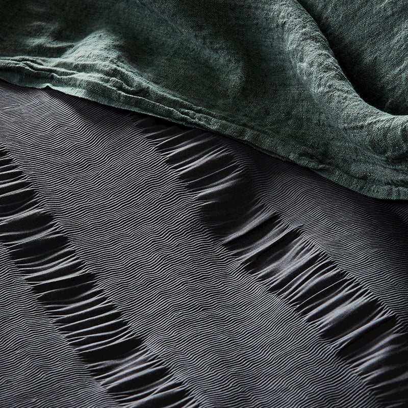 Rebekah Charcoal Quilt Cover Set