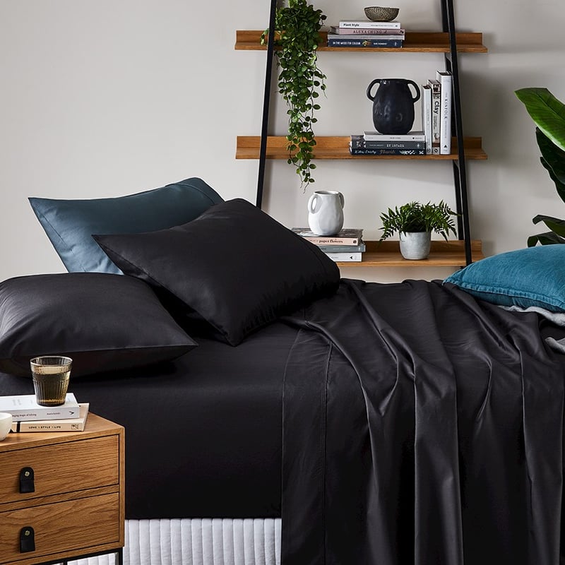 1500TC Brooklyn Charcoal Sheet Separates