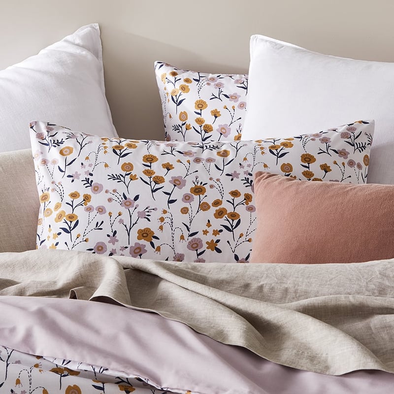 Elisa Mustard Quilt Cover Set