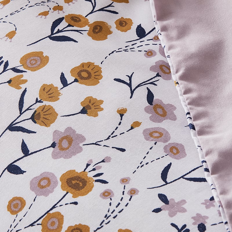 Elisa Mustard Quilt Cover Set
